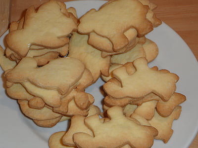 クッキー, クリスマスのクッキー, 極地の動物, クッキー カッター, ausstecherle, 焼く, クッキー