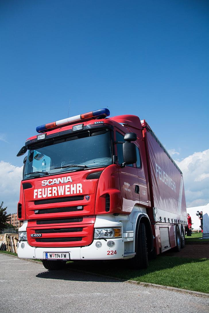 foc, camió, vehicles, logística, transport