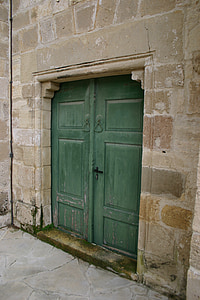 Chipre, Mesquita, porta de entrada, edifício, Mediterrâneo, Hala sultão, religiosa