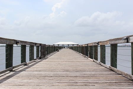 cầu cảng, Pier, gỗ, bờ biển, bờ biển, Bãi biển, giải trí