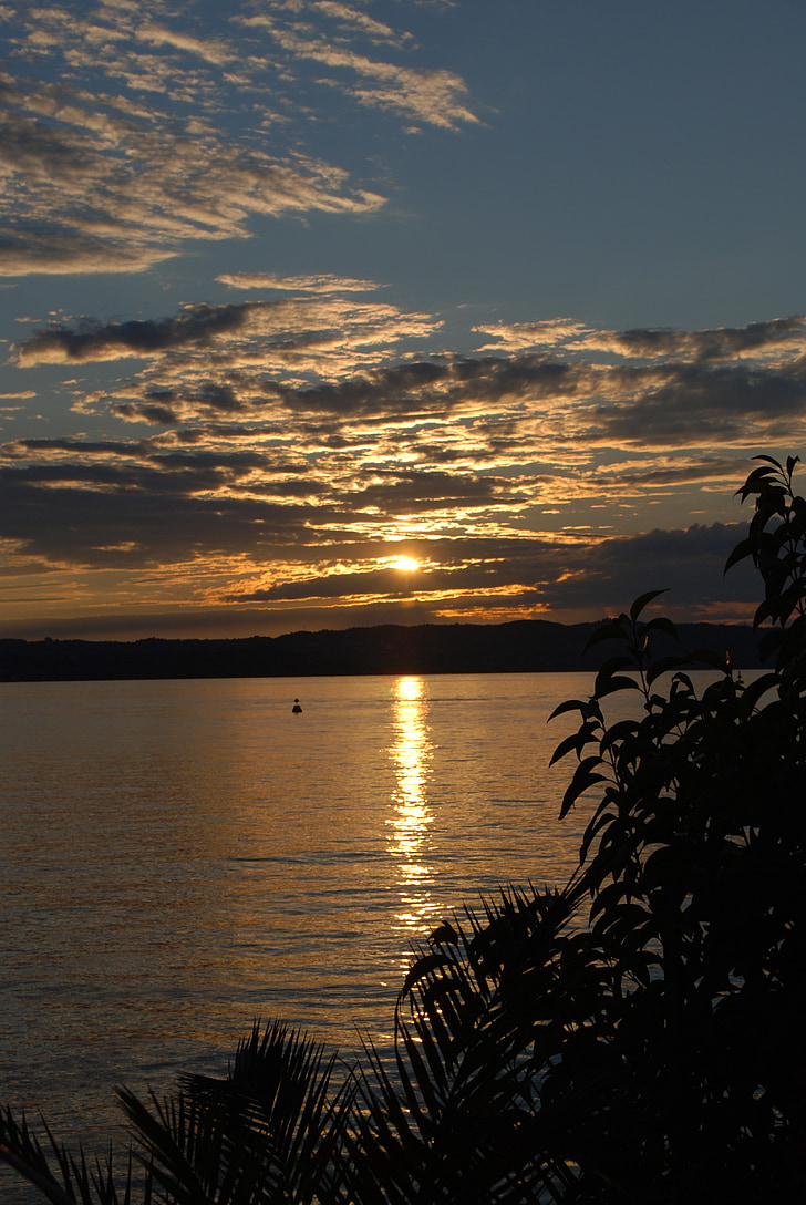 solnedgang, abendstimmung, Lake, Sør, Sommer, Italia, romantikk