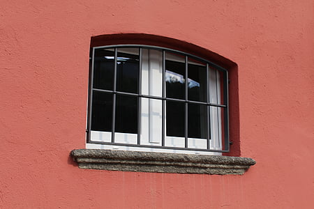 jendela, pagar, kacamata, kisi jendela, pagar, rumah, perlindungan