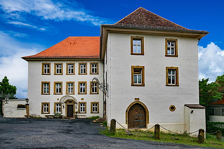 Talheim, Estado de Baden-württemberg, Alemanha, Castelo, Castelo de baixo, cidade velha, prédio antigo