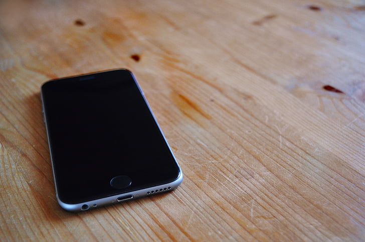 яблуко, стіл, відображення, iPhone, iPhone 6, мобільний телефон, телефон