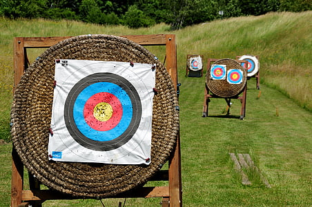 target, archery, arch, hits, middle, objectives, center