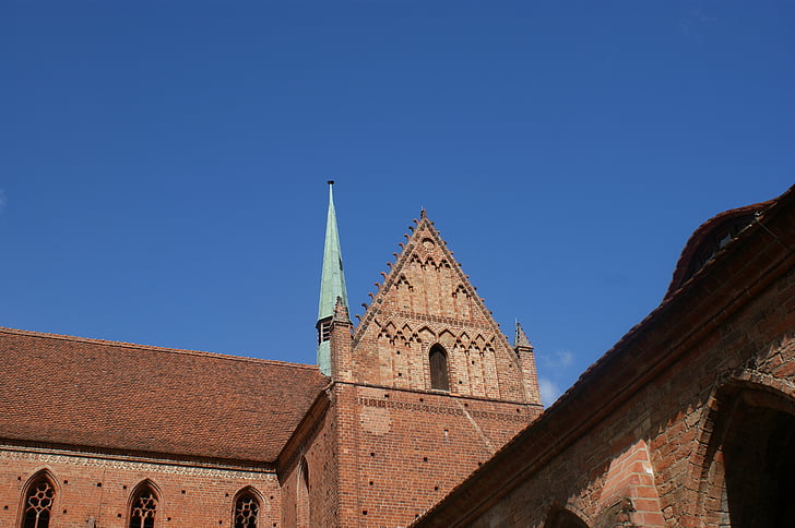 Saksamaa, Chorin, Abbey, hoone, kivi, arhitektuur