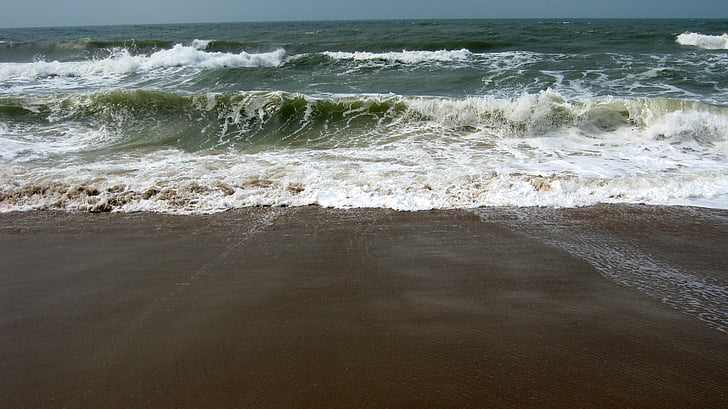 okeāns, jūra, ūdens, daba, vasaras, pludmale, zila