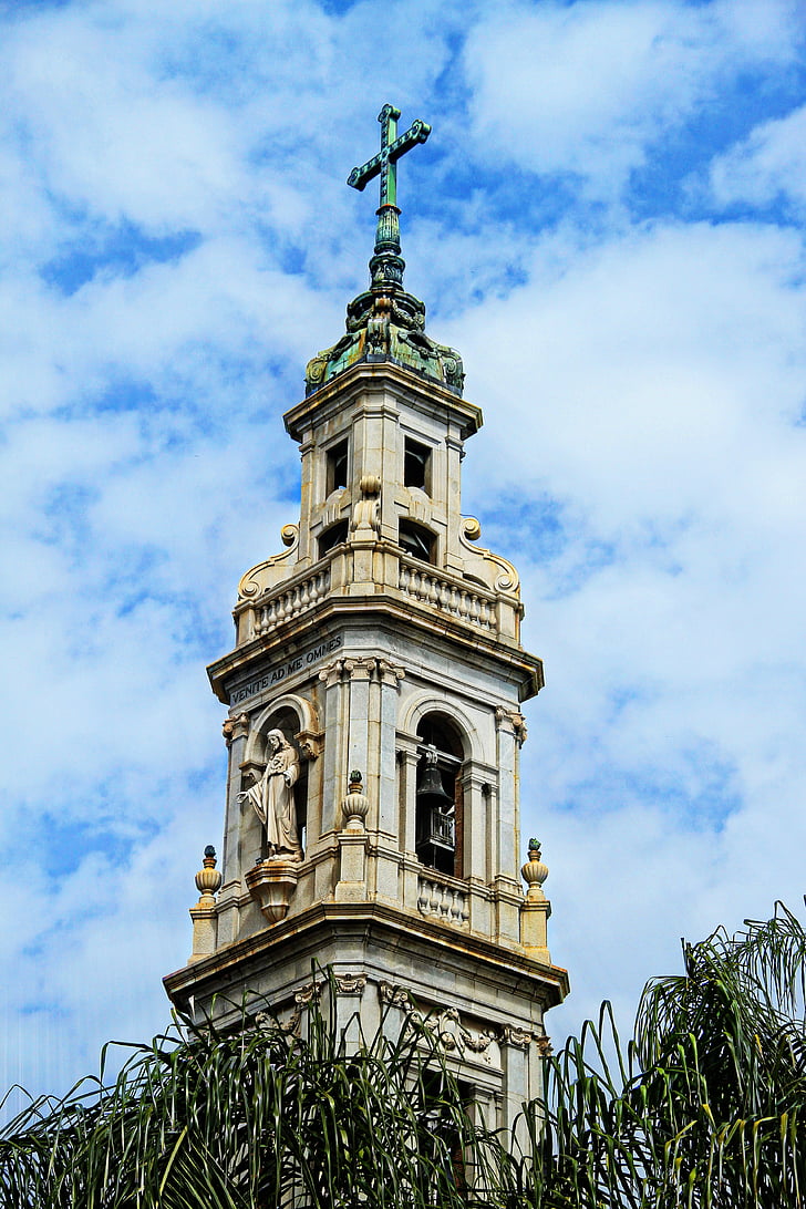 башня колокола, Церковь, Италия, Помпеи