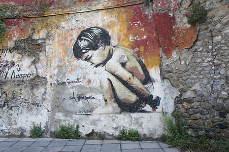 graffiti, art, street, mural, work of art, street art, wall