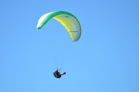 hangen-zweefvliegtuig, paragliding, avontuur bums, deltavliegen, sport, Vrije tijd, activiteit