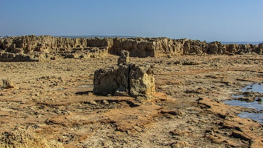 塞浦路斯, 阿依纳帕, makronissos, 岩石风景