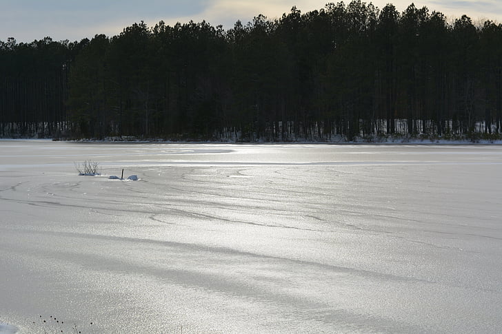 Ao, đông lạnh, băng, tuyết, lạnh, Lake, cảnh quan