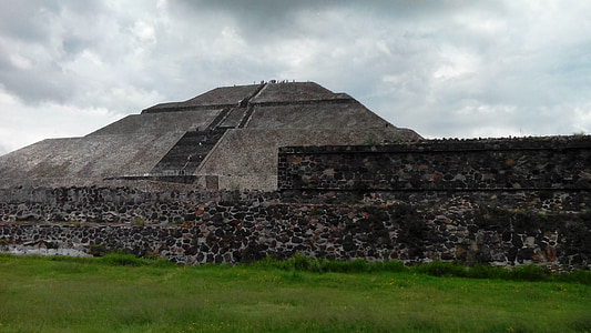 Piramida, Meksiko, Aztec, Teotihuacan