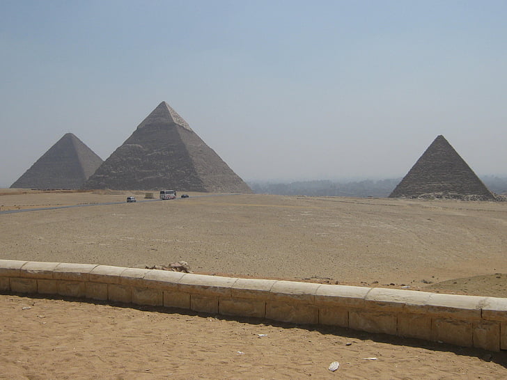Египет, Гиза, пирамида, Туризъм, древен, архитектура, археология