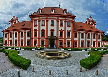 pemandangan, Panorama, Castle, Praha, warna fotografi, Republik Ceko, arsitektur