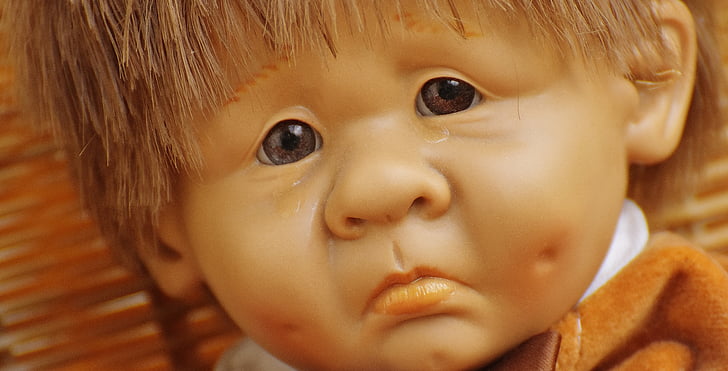 人形, 少年, 悲しい, おもちゃ, 子供, 面白い, かわいい