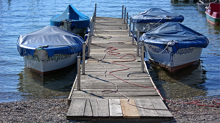 web, boats, water, jetty, pier, waters, wooden boards