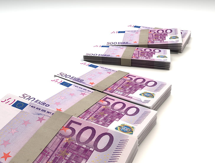 Euro, moneda, diners, Finances, riquesa, negoci, èxit