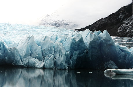 blanc, gel, formació, glacera, Pol Nord, l'aigua, fred