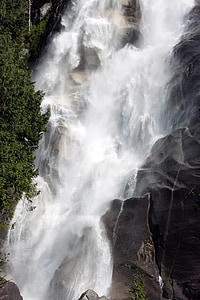 Shannon falls, na podzim, voda, vodopád, Britská Kolumbie