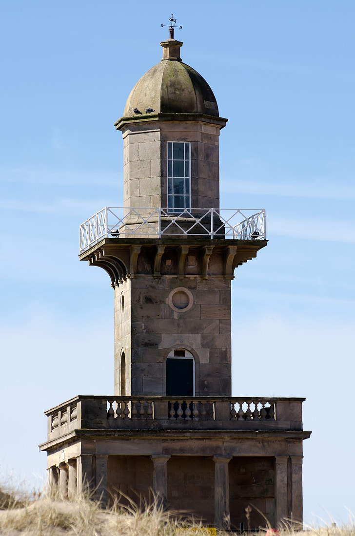 vana, Lighthouse, valgus, Blackpool, Sea, Beach, arhitektuur