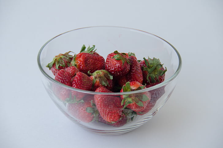 jordbær, bær, rød, haven jordbær, appetitligt, velsmagende, om sommeren