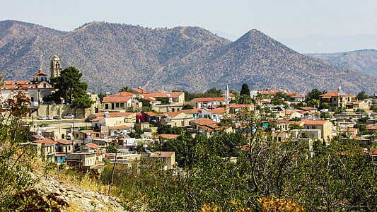 Ciper, Lefkara, vasi, tradicionalni, arhitektura, Evropi, sredozemski