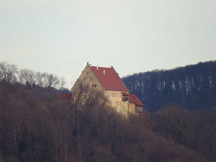 Burg ramsberg, ramsberg, Kale, Reichenbach rechberg altında, donzdorf, Baden württemberg, Yükseklik burg
