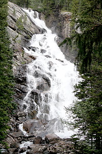 thác nước, Tetons, nước, Quốc gia, công viên, Wyoming, hoạt động ngoài trời