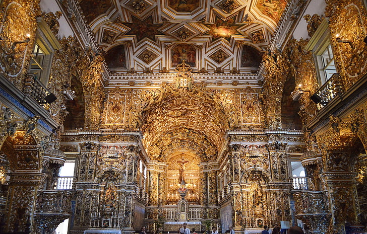 baznīca, san francisco, Pelourinho, Salvadora, Bahia
