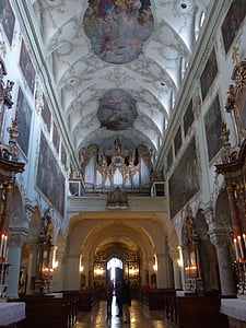 Kolegiatna cerkev v st peter, Salzburg, Rimskokatoliške, samostanski cerkvi, semenišču st peter, Avstrija