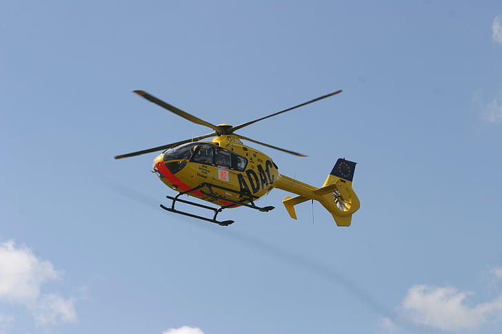 helikopter, ADAC, säkerhet, användning, Rescue, transport, flygande