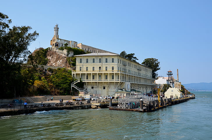 Alcatraz, USA, Amerika, Californien, fængsel, Prison island, ø