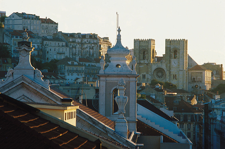 lisbon, city, cathedral