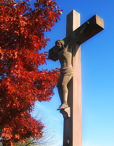 十字架につけられ, キリストの磔刑, クロス, イエス, キリスト教, 教会, 神