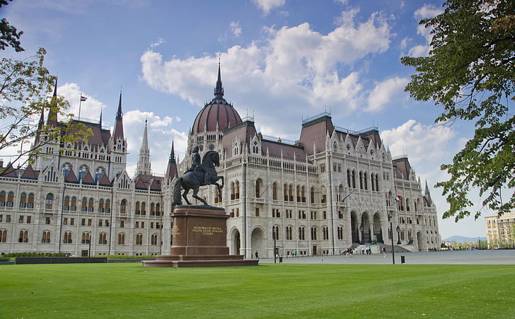 Parlamentets, Budapest, monument, Ungarn, arkitektur