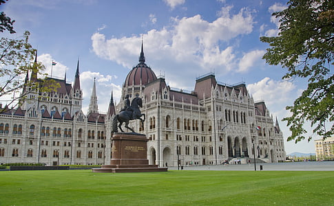 parlamentet, Budapest, monument, Ungarn, arkitektur