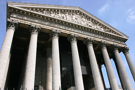 madeleine, columns, church, paris