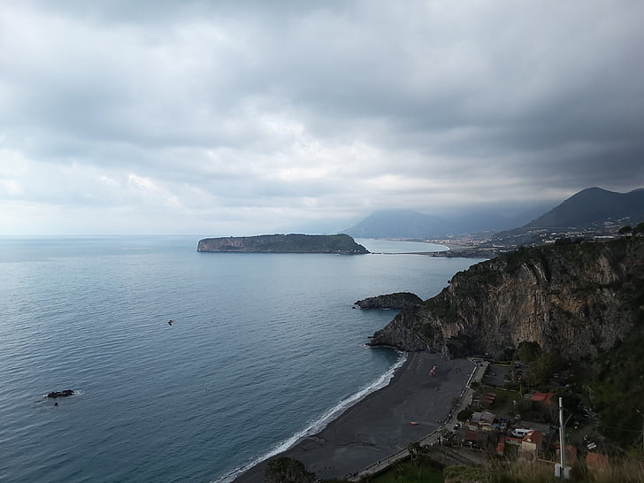 Praia a mare, Isla de dino, Calabria, Italia, Praia, paisaje, mar
