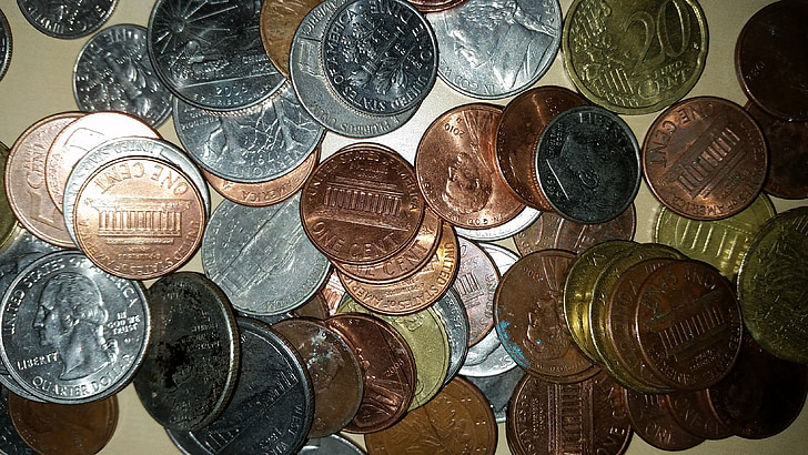 budget, coins, money, cents, save, bank, cash