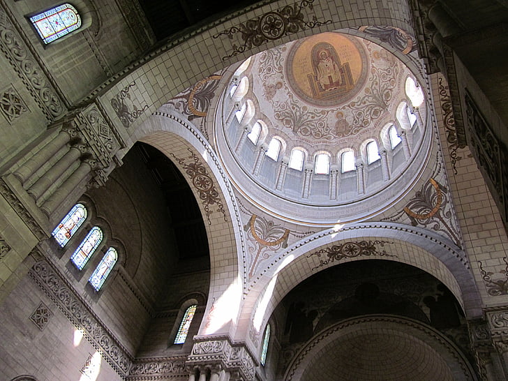 Basílica de st. martin, Neo-bizantina, cúpula, Igreja, passeios, França