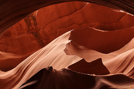 abstraktne, Antelope canyon, kuivade, blur, Canyon, kõver, Dawn