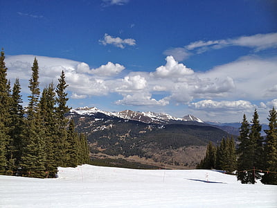 góry, miedziana góra, Colorado, dla narciarzy, Natura, Ameryka, dekoracje