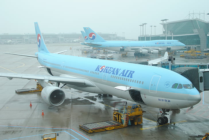 l'aeroport internacional d'Incheon, avió, viatges