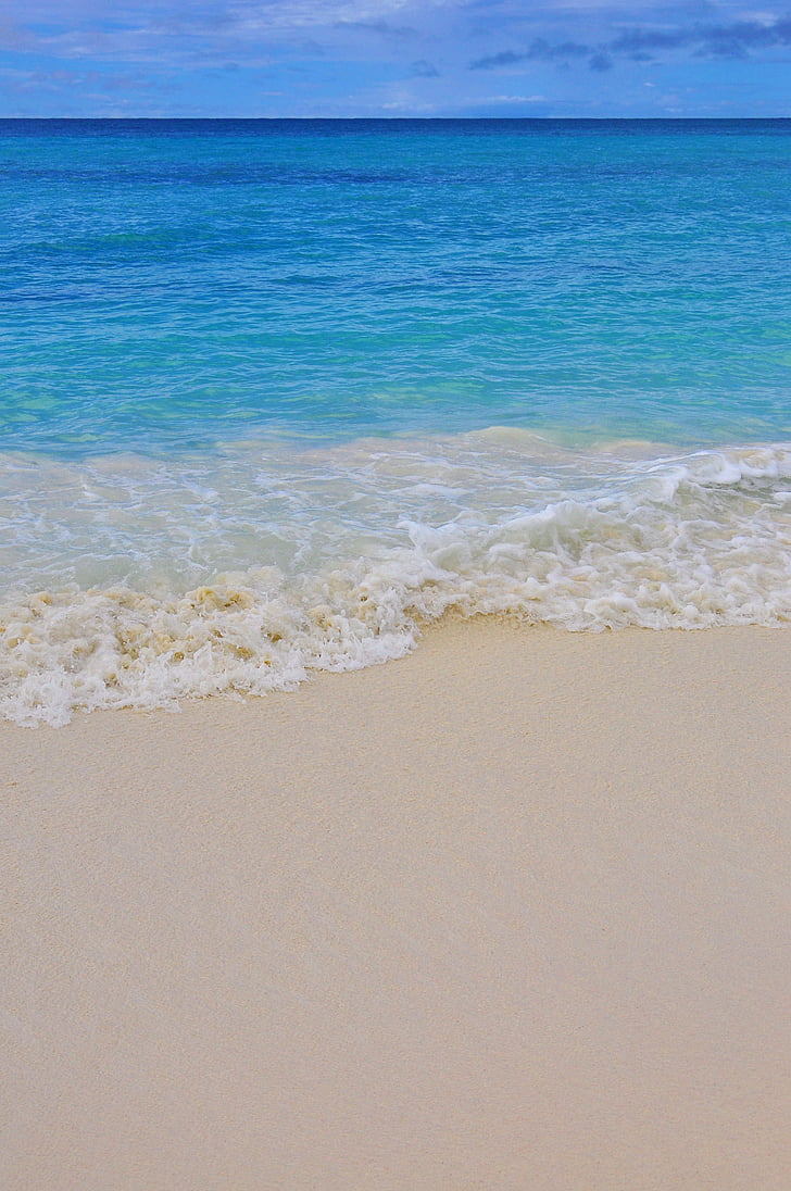 caribbean, beach, sea, sand, wave, background, dominican republic