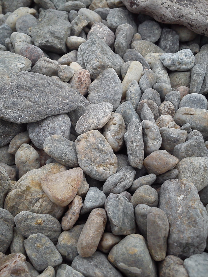 камъче, Южна, Франция, плаж, сив, минерали, камъчета