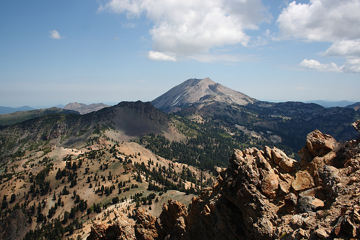 lassen volcanic, nationaal park, Californië, Verenigde Staten, berg, vulkaan, natuur