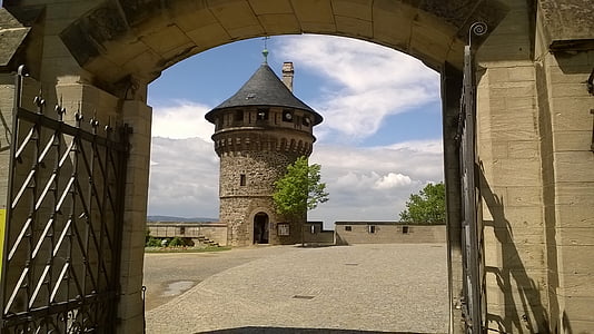 Torre, Torre do castelo, Castelo, Wernigerode, gol, Fortaleza, romântico