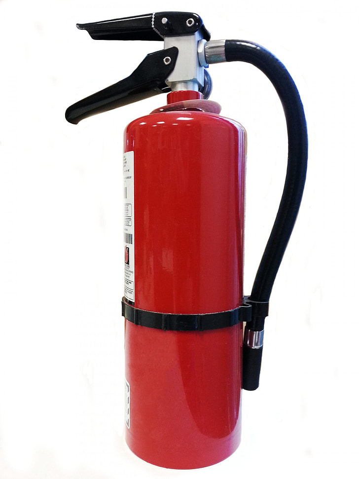 fire, extinguisher, conflagration, burning, prevention, isolated