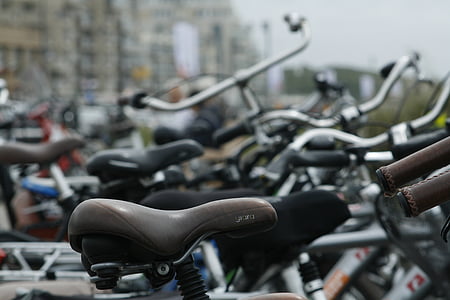 자전거, 안장, 네덜란드, 휠, 해제, 자전거, 자전거